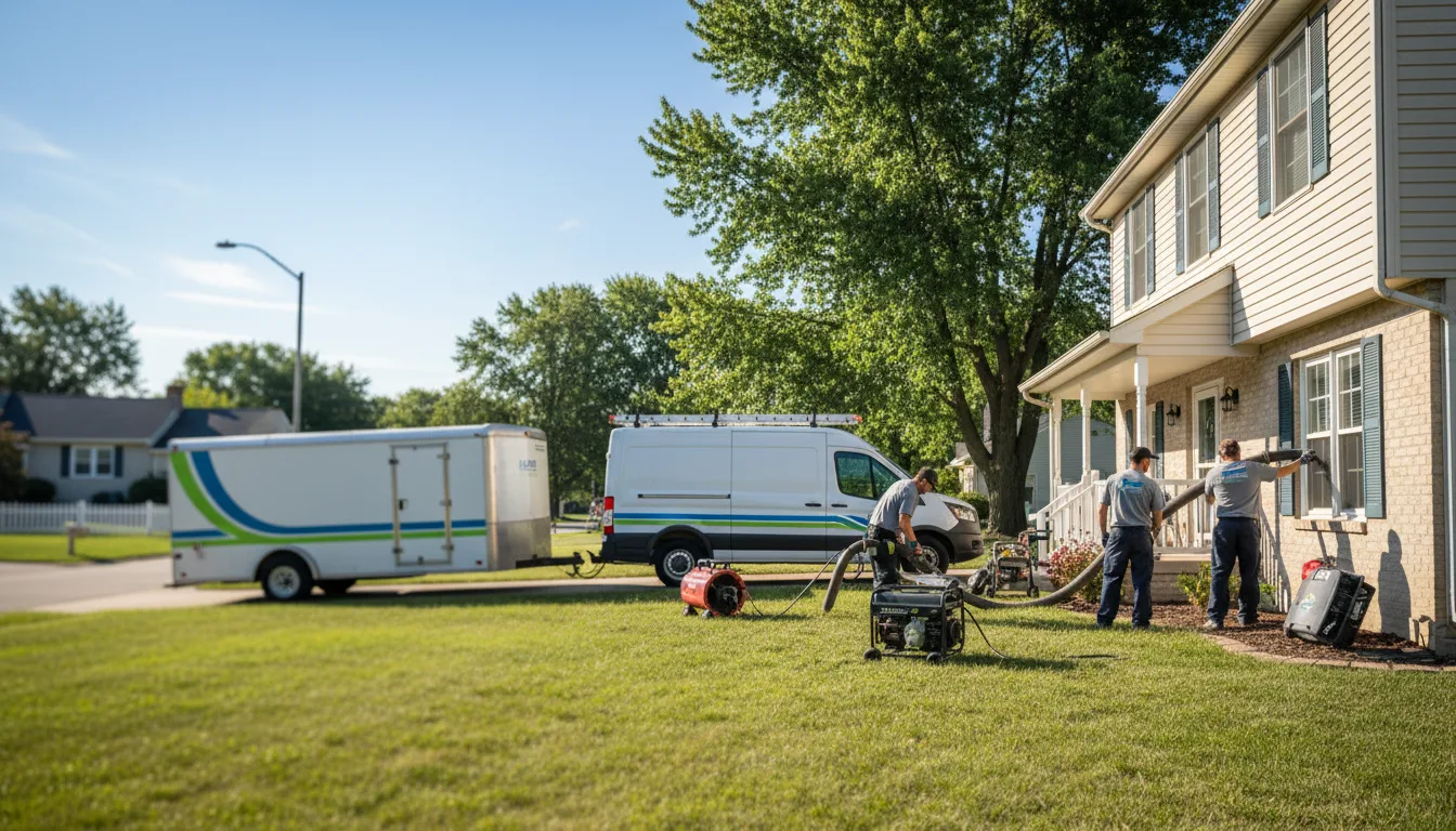 Flooded Basement Restoration And Cleanup With Repair in Dearing, KS near me